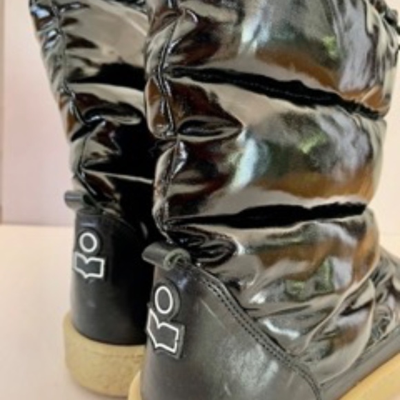 Isabel Marant Zerik Women's Black Padded Snow Boots - Picture 9 of 11